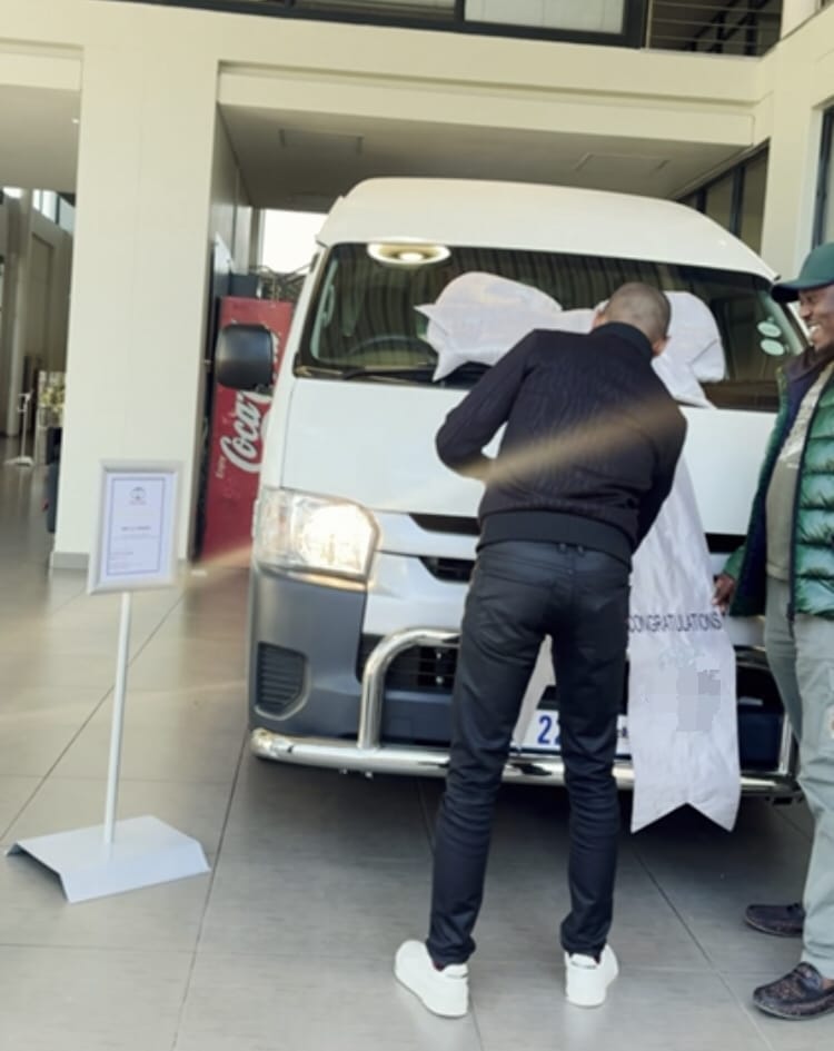 Happy customer 5 receiving their vehicle